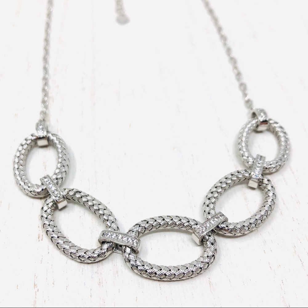 CHARLES GARNIER sterling silver necklace, made in Peru,  NWOT